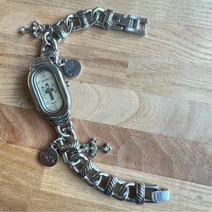 Studio time ladies Christian hope and faith charm bracelet watch NEW BATTERY